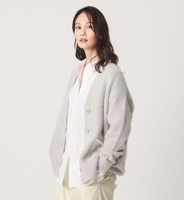 UNITED ARROWS「フォックスカシミヤ スパンコール ミドル カーディガン」|カーディガン|