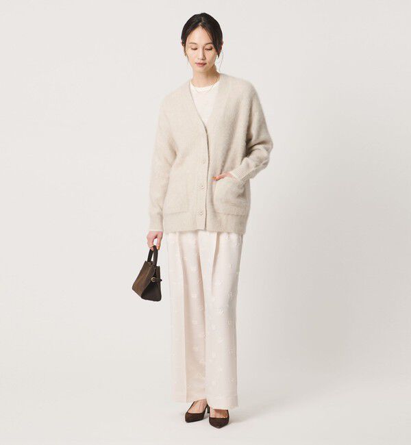 UNITED ARROWS「フォックスカシミヤ スパンコール ミドル カーディガン」|カーディガン|