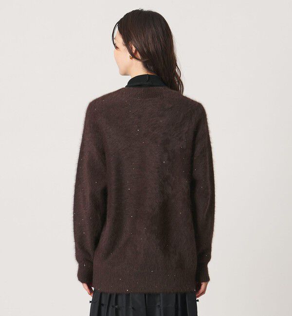 UNITED ARROWS「フォックスカシミヤ スパンコール ミドル カーディガン」|カーディガン|