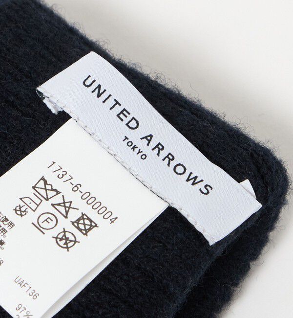 UNITED ARROWS「フラワーエンブロイダリー フィンガーレス グローブ」|手袋|