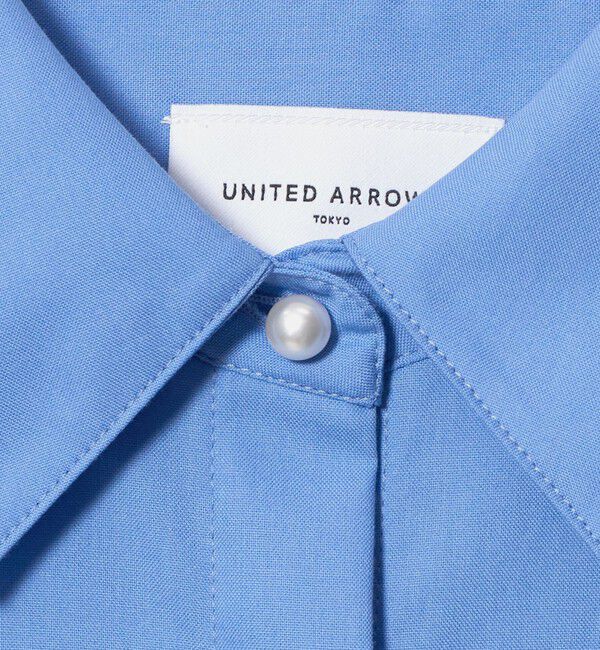 UNITED ARROWS「ピンオックス パールライク ボタン シャツ」|シャツ・ブラウス|