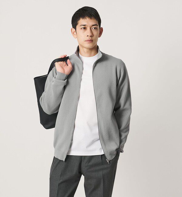 UNITED ARROWS「ポリエステル ドライバーズニット UA COZY ウォッシャブル」|カーディガン|