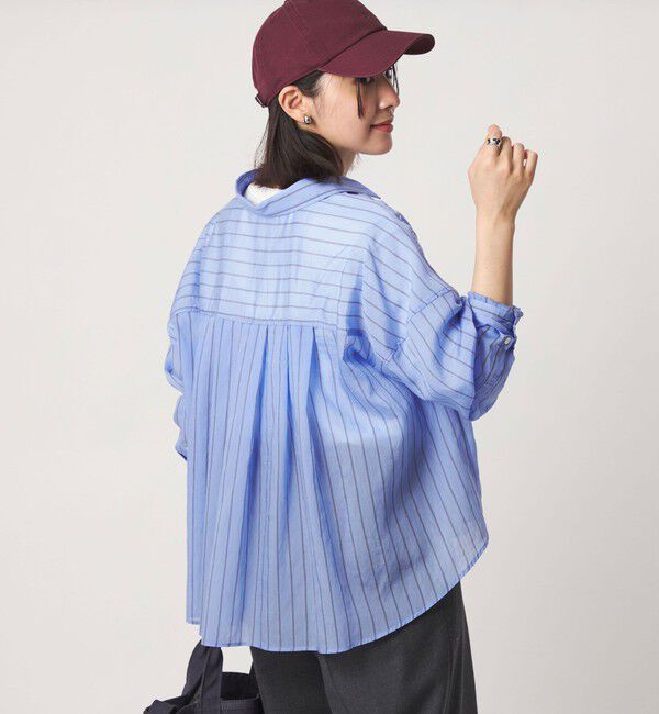 UNITED ARROWS green label relaxing「【結論シリーズ】ミルフィーユタックシャツ」|シャツ・ブラウス|