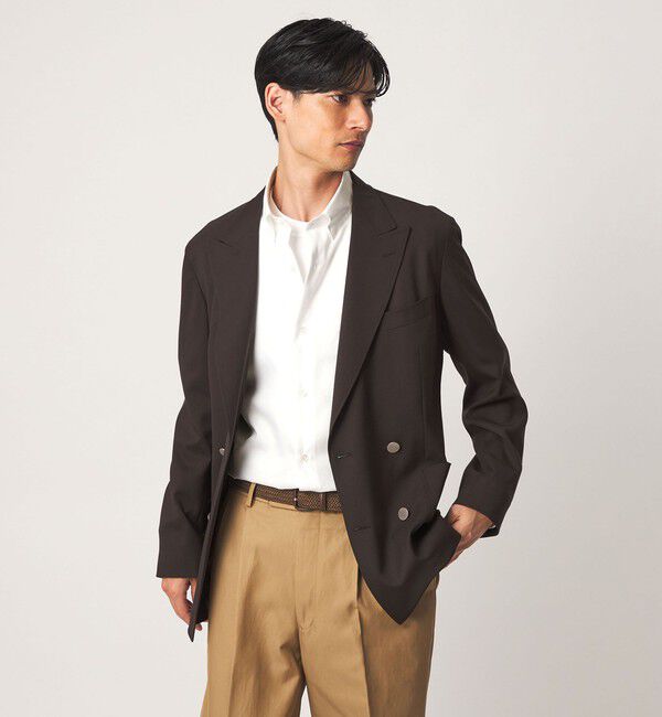 UNITED ARROWS green label relaxing「エブリット コットン ソリッド リラックス スナップ ボタンダウン シャツ -イージーアイロン-」|シャツ・ブラウス|