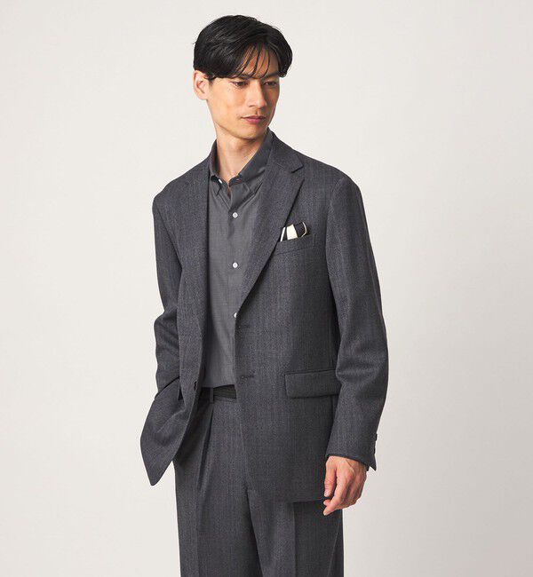 UNITED ARROWS green label relaxing「エブリット コットン ソリッド リラックス スナップ ボタンダウン シャツ -イージーアイロン-」|シャツ・ブラウス|