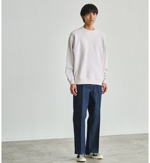 UNITED ARROWS green label relaxing「スラブ リブ クルーネック ドルマンスリーブ 長袖 カットソー」|Tシャツ・カットソー|