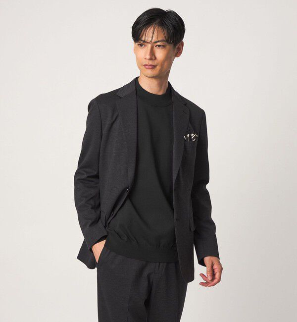 UNITED ARROWS green label relaxing「A+ ポリエステル モックネック ニット」|ニット・セーター|