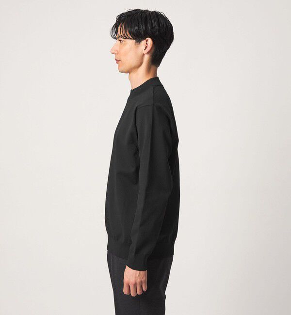 UNITED ARROWS green label relaxing「A+ ポリエステル モックネック ニット」|ニット・セーター|