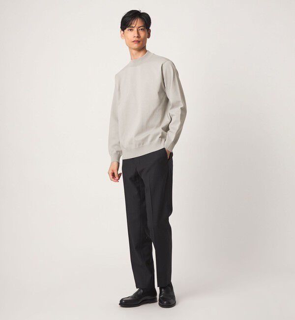 UNITED ARROWS green label relaxing「A+ ポリエステル モックネック ニット」|ニット・セーター|