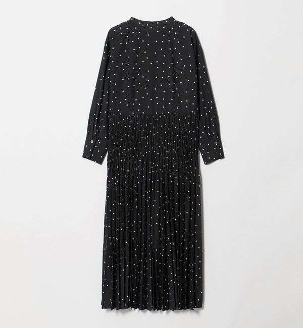 UNITED ARROWS green label relaxing「［size SHORT/TALLあり］ワッシャー プリーツ ワンピース ドット」|ワンピース|