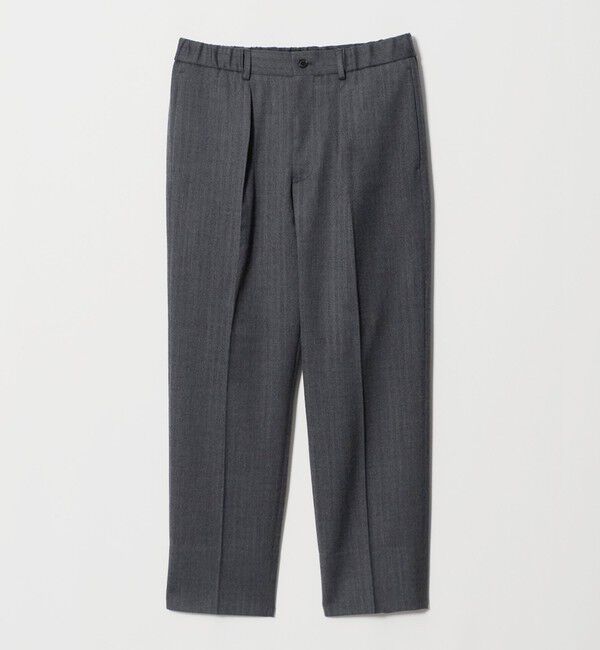 UNITED ARROWS green label relaxing「A+ TWPU ヘリンボーン リラックス イージー 1プリーツ セットアップ パンツ スラックス -ストレッチ-」|スラックス|