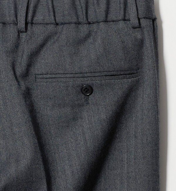 UNITED ARROWS green label relaxing「A+ TWPU ヘリンボーン リラックス イージー 1プリーツ セットアップ パンツ スラックス -ストレッチ-」|スラックス|