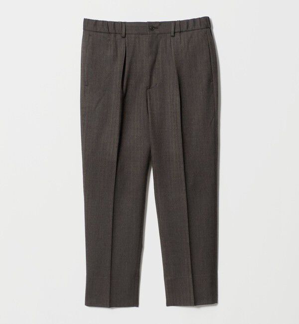 UNITED ARROWS green label relaxing「A+ TWPU ヘリンボーン リラックス イージー 1プリーツ セットアップ パンツ スラックス -ストレッチ-」|スラックス|