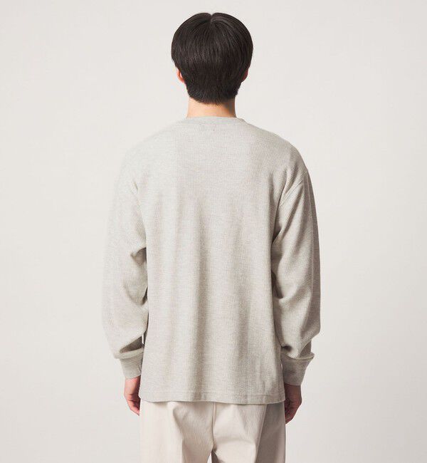 UNITED ARROWS green label relaxing「ワッフル クルーネック 長袖 Tシャツ カットソー」|Tシャツ・カットソー|
