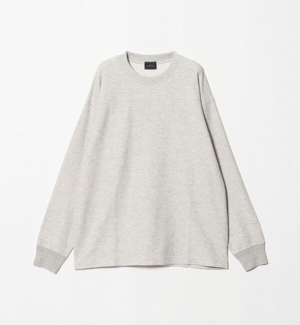 UNITED ARROWS green label relaxing「ワッフル クルーネック 長袖 Tシャツ カットソー」|Tシャツ・カットソー|