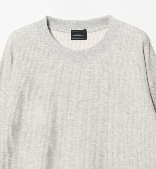 UNITED ARROWS green label relaxing「ワッフル クルーネック 長袖 Tシャツ カットソー」|Tシャツ・カットソー|