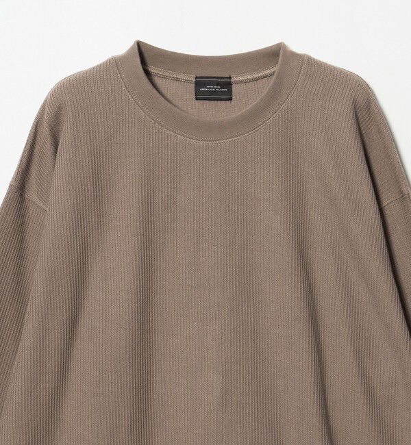 UNITED ARROWS green label relaxing「ワッフル クルーネック 長袖 Tシャツ カットソー」|Tシャツ・カットソー|