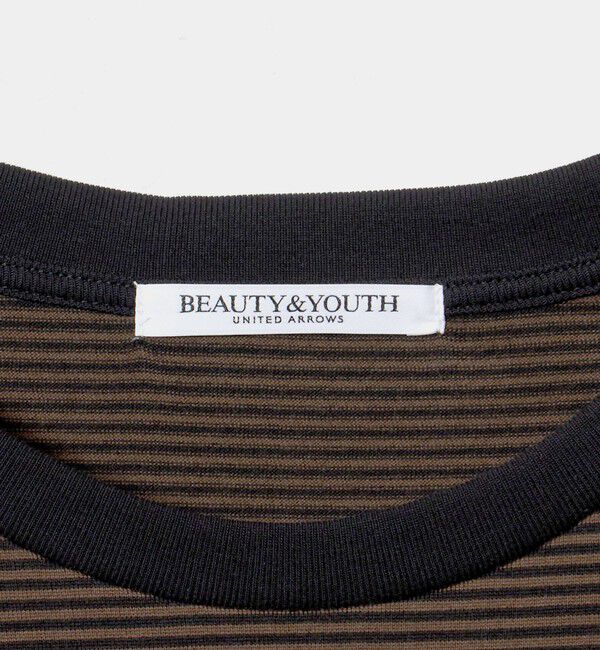 BEAUTY&YOUTH UNITED ARROWS「ソリッド＆ボーダー ロングスリーブ Tシャツ」|Tシャツ・カットソー|