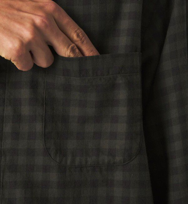 STEVEN ALAN「＜Steven Alan＞ ネル ギンガムチェック レギュラーカラー シャツ LOOSE」|シャツ・ブラウス|