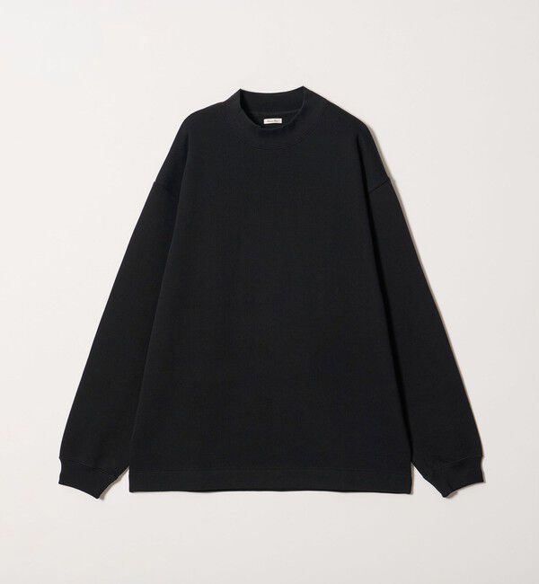STEVEN ALAN「＜Steven Alan＞ ダブルフェイス モックネック カットソー」|Tシャツ・カットソー|BLACK
