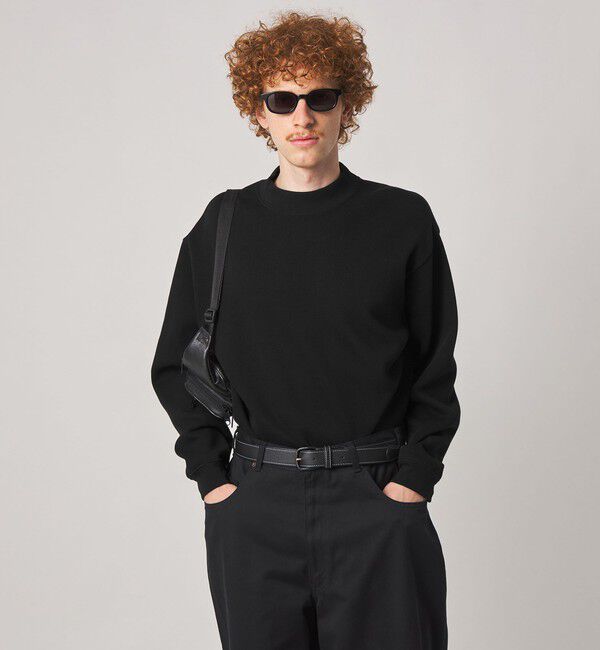 STEVEN ALAN「＜Steven Alan＞ ダブルフェイス モックネック カットソー」|Tシャツ・カットソー|