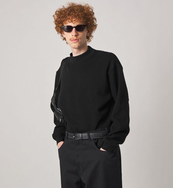 STEVEN ALAN「＜Steven Alan＞ ダブルフェイス モックネック カットソー」|Tシャツ・カットソー|