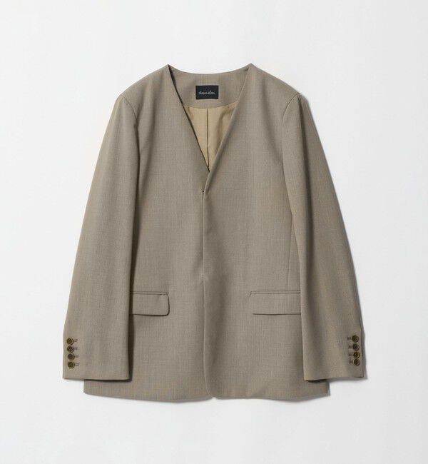 STEVEN ALAN「＜Steven Alan＞ノーカラー ジャケット」|テーラードジャケット|