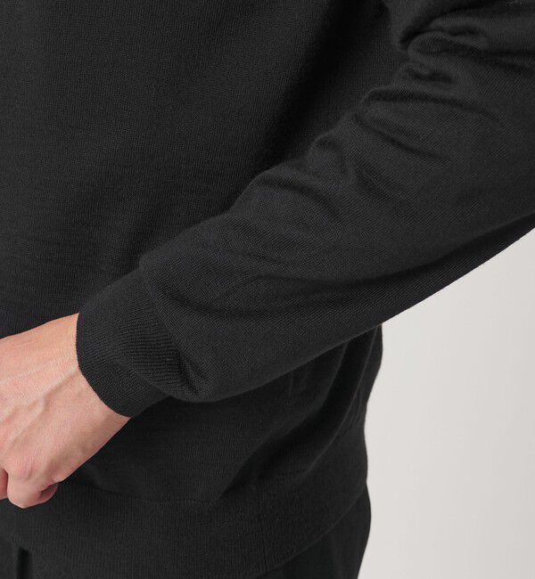 BEAUTY&YOUTH UNITED ARROWS「【WEB限定 WARDROBE SMART】マシーンウォッシャブル ウールミックス ポロカラーニット ジャケット」|カーディガン|