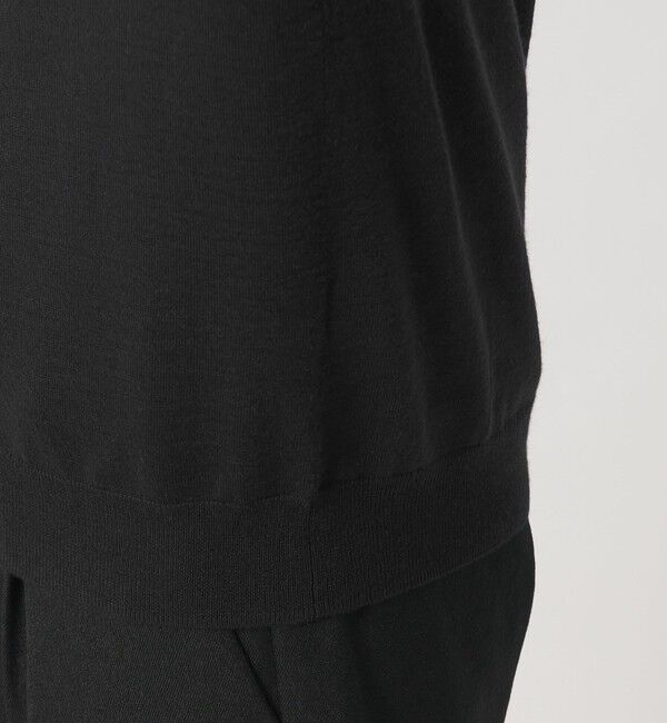 BEAUTY&YOUTH UNITED ARROWS「【WEB限定 WARDROBE SMART】マシーンウォッシャブル ウールミックス ポロカラーニット ジャケット」|カーディガン|