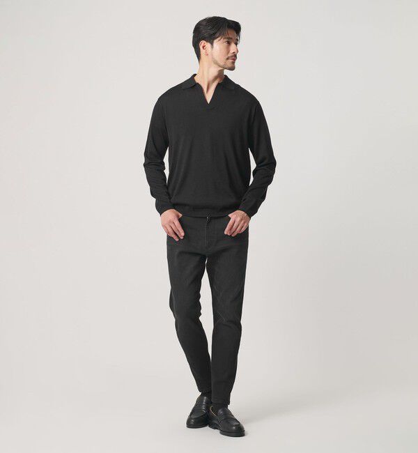 BEAUTY&YOUTH UNITED ARROWS「【WEB限定 WARDROBE SMART】マシーンウォッシャブル ウールミックス スキッパー ニット」|ニット・セーター|