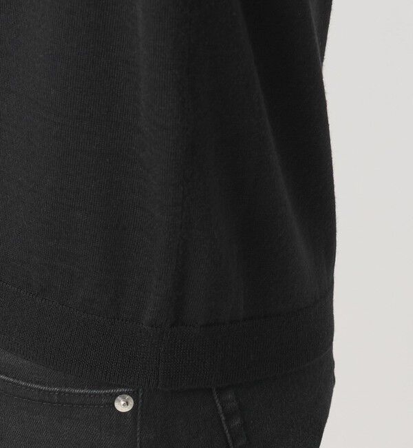 BEAUTY&YOUTH UNITED ARROWS「【WEB限定 WARDROBE SMART】マシーンウォッシャブル ウールミックス スキッパー ニット」|ニット・セーター|