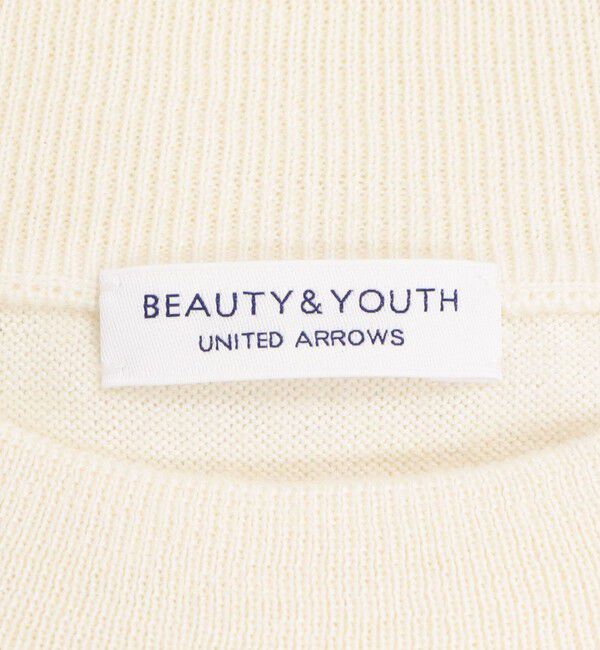 BEAUTY&YOUTH UNITED ARROWS「【WEB限定 WARDROBE SMART】マシーンウォッシャブル ウールミックス ジャケット クルーネック ニット」|ニット・セーター|