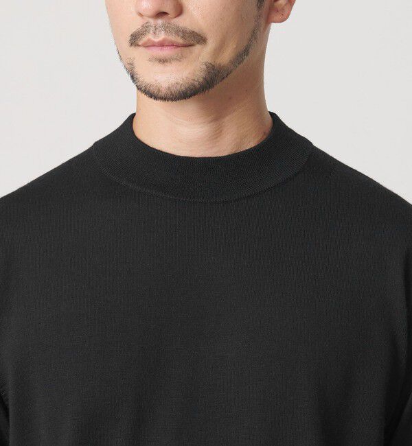 BEAUTY&YOUTH UNITED ARROWS「【WEB限定 WARDROBE SMART】マシーンウォッシャブル ウールミックス ジャケット クルーネック ニット」|ニット・セーター|