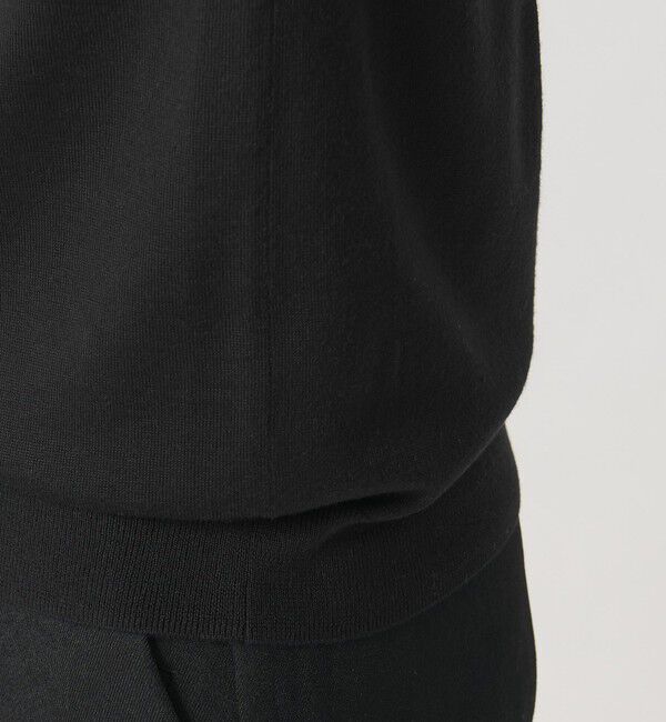 BEAUTY&YOUTH UNITED ARROWS「【WEB限定 WARDROBE SMART】マシーンウォッシャブル ウールミックス ジャケット クルーネック ニット」|ニット・セーター|