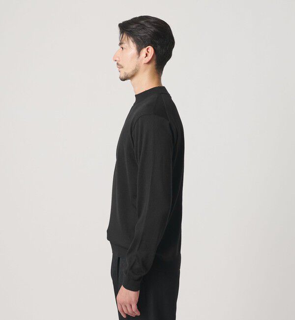 BEAUTY&YOUTH UNITED ARROWS「【WEB限定 WARDROBE SMART】マシーンウォッシャブル ウールミックス ジャケット クルーネック ニット」|ニット・セーター|