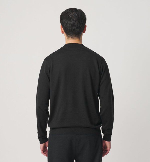 BEAUTY&YOUTH UNITED ARROWS「【WEB限定 WARDROBE SMART】マシーンウォッシャブル ウールミックス ジャケット クルーネック ニット」|ニット・セーター|