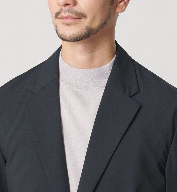 BEAUTY&YOUTH UNITED ARROWS「【WEB限定 WARDROBE SMART】マシーンウォッシャブル ウールミックス ジャケット クルーネック ニット」|ニット・セーター|