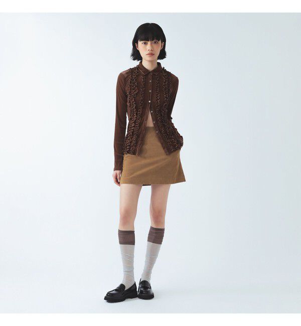 Ray BEAMS 「コーデュロイ ミニ スカート」|スカート|