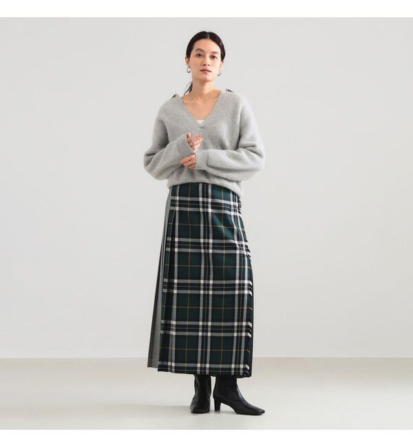 Demi-Luxe BEAMS 「【別注】BATONER &times; Demi-Luxe BEAMS / カシミヤフォックス スキッパー ニット」|ニット・セーター|