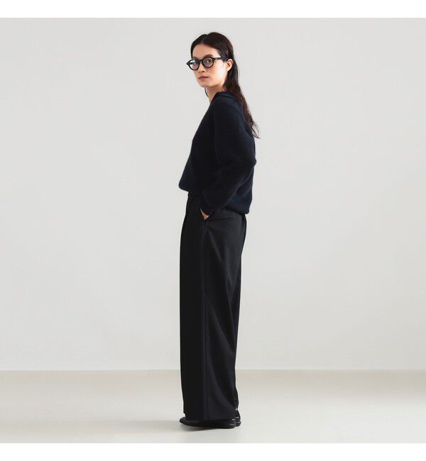 Demi-Luxe BEAMS 「【別注】BATONER &times; Demi-Luxe BEAMS / カシミヤフォックス スキッパー ニット」|ニット・セーター|