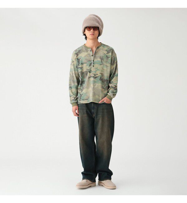 BEAMS「ヘンリーネック Tシャツ」|Tシャツ・カットソー|