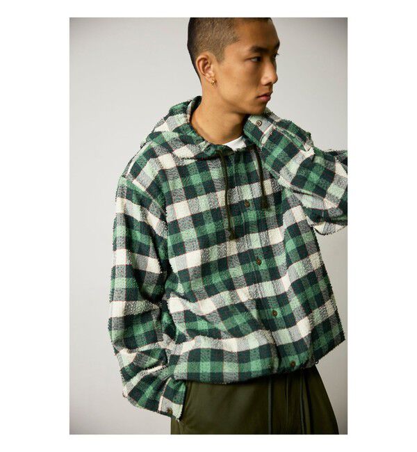 BEAMS「ブークレ ネル フーディー」|シャツ・ブラウス|