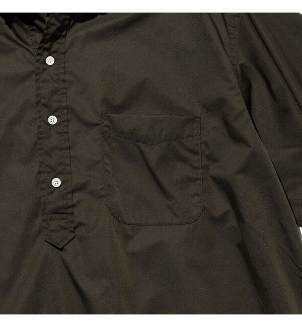 BEAMS PLUS「B.D. Pullover Classic-fit NYCO Twill」|シャツ・ブラウス|