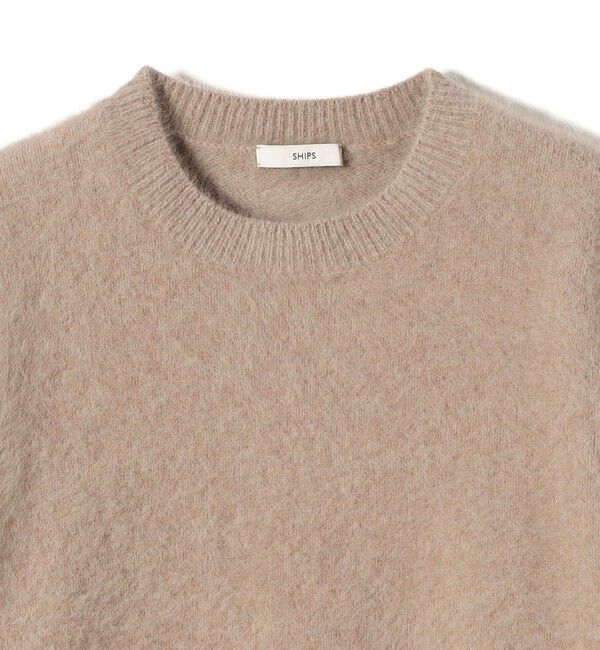 SHIPS for women「《予約》杢 フォックス カシミヤ 半袖 プルオーバー」|ニット・セーター|