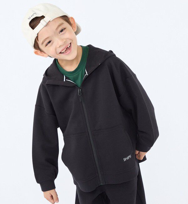 SHIPS KIDS「120～130cm /〈抗菌・防臭〉ファンクション ジップ パーカ」|パーカー|