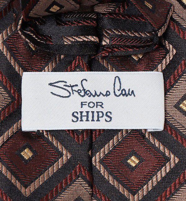SHIPS「【SHIPS別注】Stefano Cau: シルク ジャカード ヴィンテージ コモン ネクタイ」|ネクタイ・蝶ネクタイ|