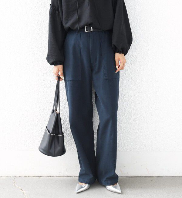SHIPS for women「【SHIPS別注】JOHNBULL:〈洗濯機可能〉ベイカー パンツ」|その他|
