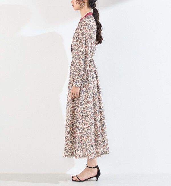 SHIPS Colors 「〈手洗い可能〉MULHOUSE  フラワー プリント ワンピース」|ワンピース|