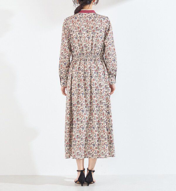 SHIPS Colors 「〈手洗い可能〉MULHOUSE  フラワー プリント ワンピース」|ワンピース|