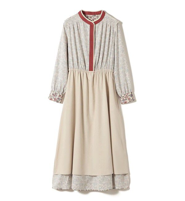 SHIPS Colors 「〈手洗い可能〉MULHOUSE  フラワー プリント ワンピース」|ワンピース|
